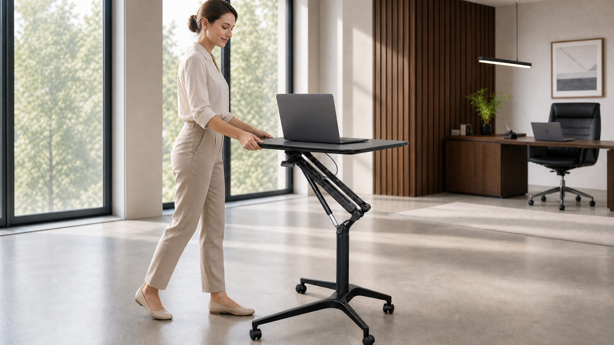 UDESK SwiftLift Pro mobile workstation